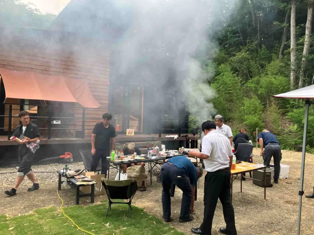 Ｔｉｍｅ　ｏｆｆにてバーベキュー